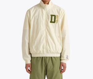 NEW DIADORA unisex run valley track jacket in winter white